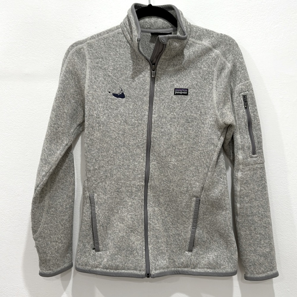 Patagonia Fleece Zippered Jacket with Nantucket embroidery